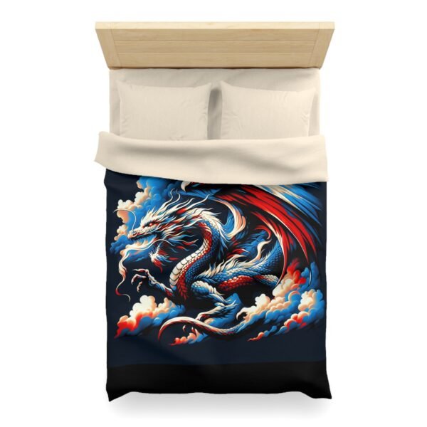 Dragon-Inspired Microfiber Duvet Cover | Fantasy Home Decor, Gift for Dragon Lovers, Cozy Bedding, Bedroom Makeover, Dragon Art - Image 20