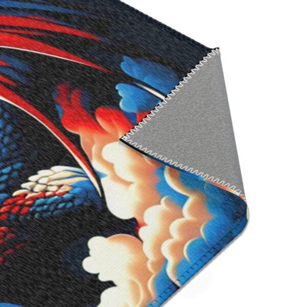 Dragon Design Area Rug | Bohemian Home Decor, Living Room Mat, Fantasy Carpet, Gift for Dragon Lovers, Unique Floor Covering - Image 14