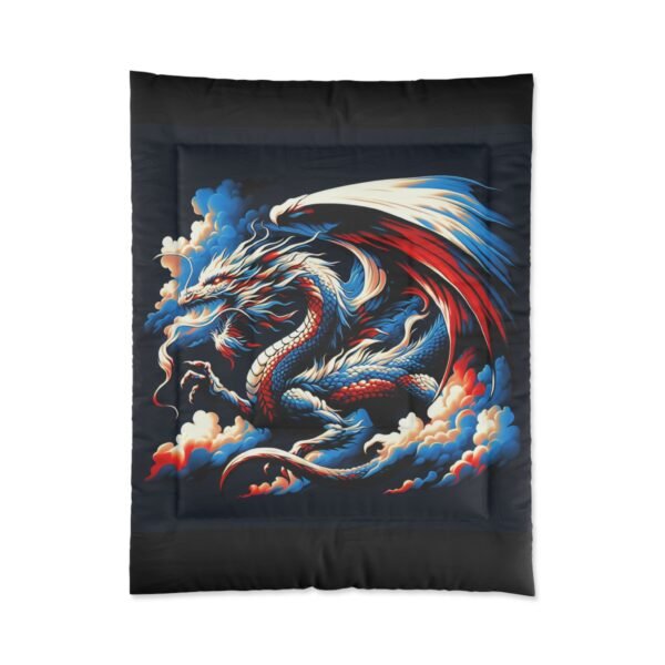 Dragon-Inspired Comforter, Gothic Home Decor, Fantasy Bedding, Cozy Bedroom Essential, Gift for Fantasy Lovers, Unique Dragon Comforter - Image 7