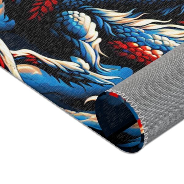 Dragon Design Area Rug | Bohemian Home Decor, Living Room Mat, Fantasy Carpet, Gift for Dragon Lovers, Unique Floor Covering - Image 12