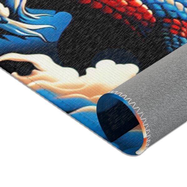 Dragon Design Area Rug | Bohemian Home Decor, Living Room Mat, Fantasy Carpet, Gift for Dragon Lovers, Unique Floor Covering - Image 15