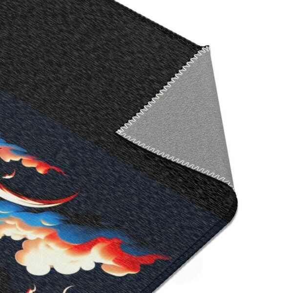 Dragon Design Area Rug | Bohemian Home Decor, Living Room Mat, Fantasy Carpet, Gift for Dragon Lovers, Unique Floor Covering - Image 5
