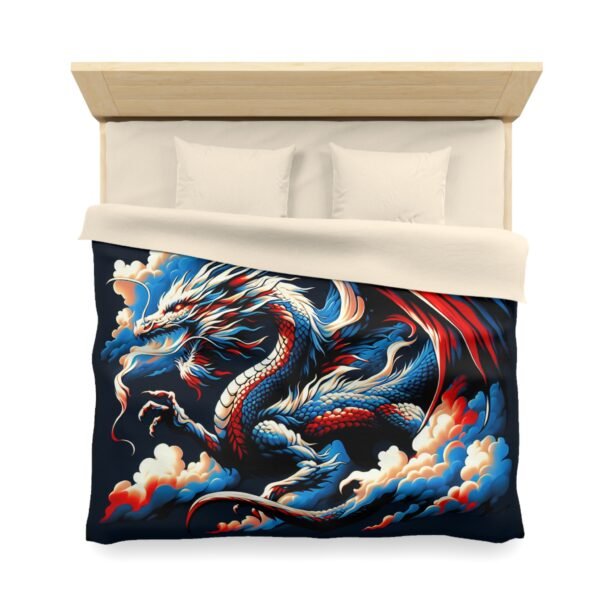 Dragon-Inspired Microfiber Duvet Cover | Fantasy Home Decor, Gift for Dragon Lovers, Cozy Bedding, Bedroom Makeover, Dragon Art - Image 14