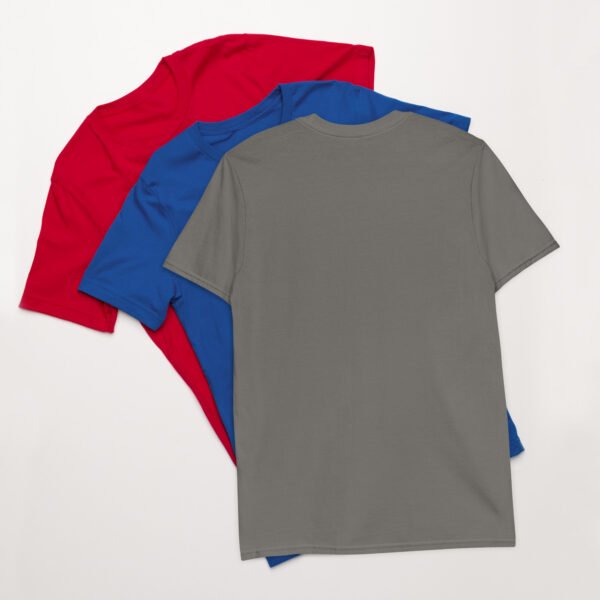 Short-Sleeve Unisex T-Shirt Red White Blue Wolf - Image 16