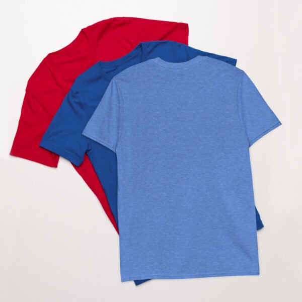 Short-Sleeve Unisex T-Shirt Red White Blue Wolf - Image 22
