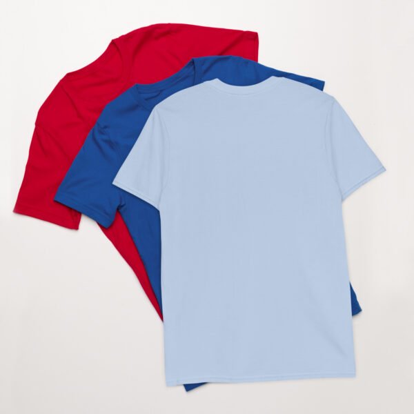 Short-Sleeve Unisex T-Shirt Red White Blue Wolf - Image 24