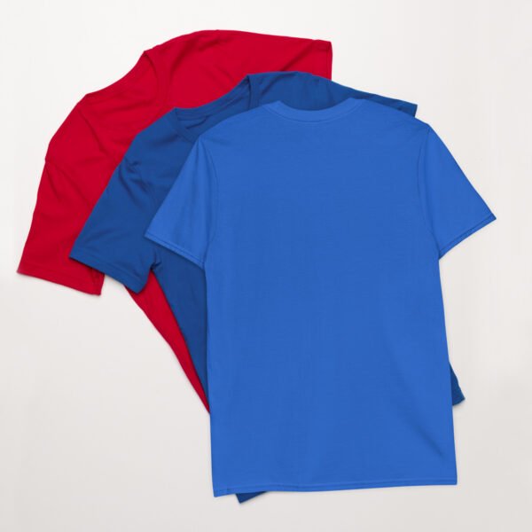 Short-Sleeve Unisex T-Shirt Red White Blue Wolf - Image 10