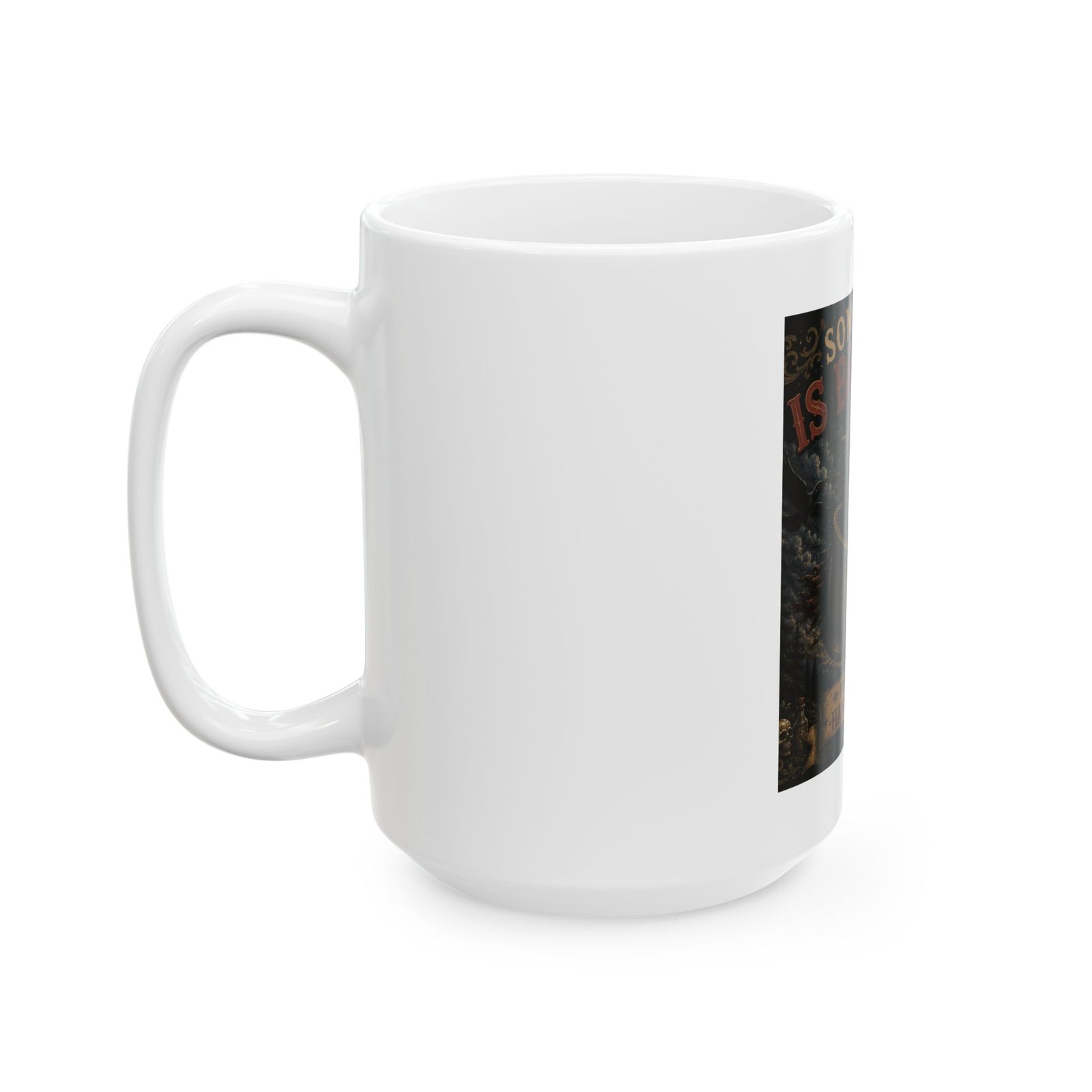 Funny Baba Yaga Ceramic Coffee Mug – Something Is Brewing | Fresh Trouble Handmade Daily - Image 5