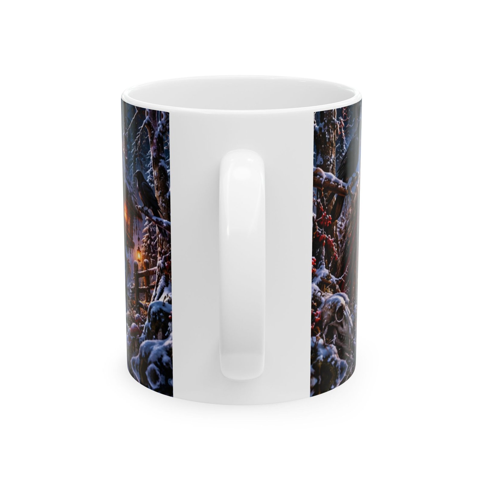Baba Yaga Ceramic Mug – Slavic Folklore Witch & Enchanted Forest (11 oz, 15 oz) - Image 4