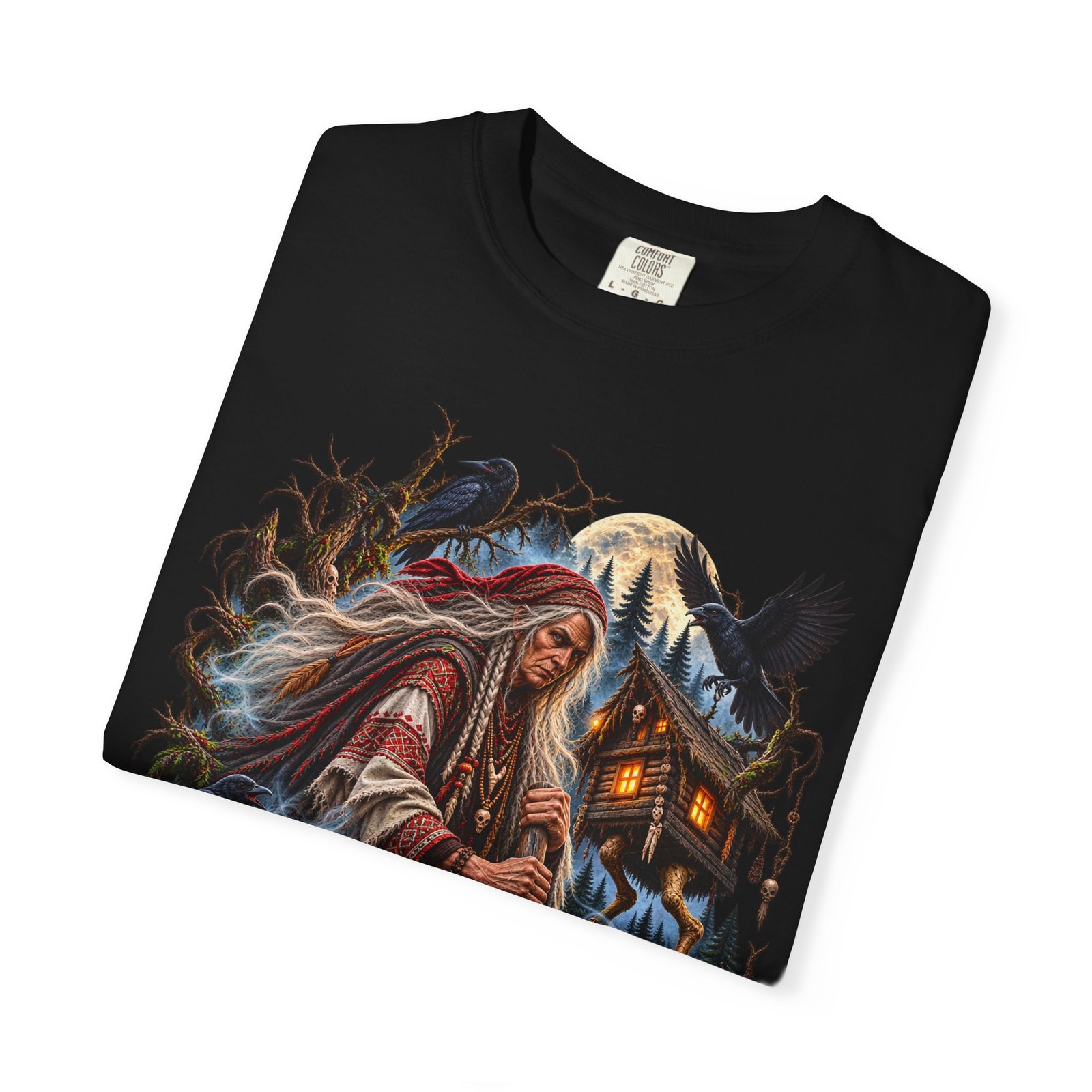 Baba Yaga Shirt – Slavic Folklore Witch - Image 3