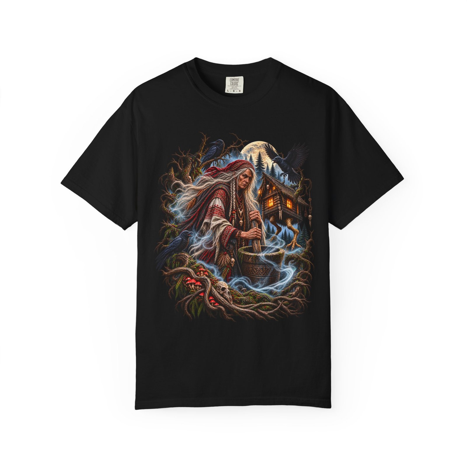 Baba Yaga Shirt – Slavic Folklore Witch