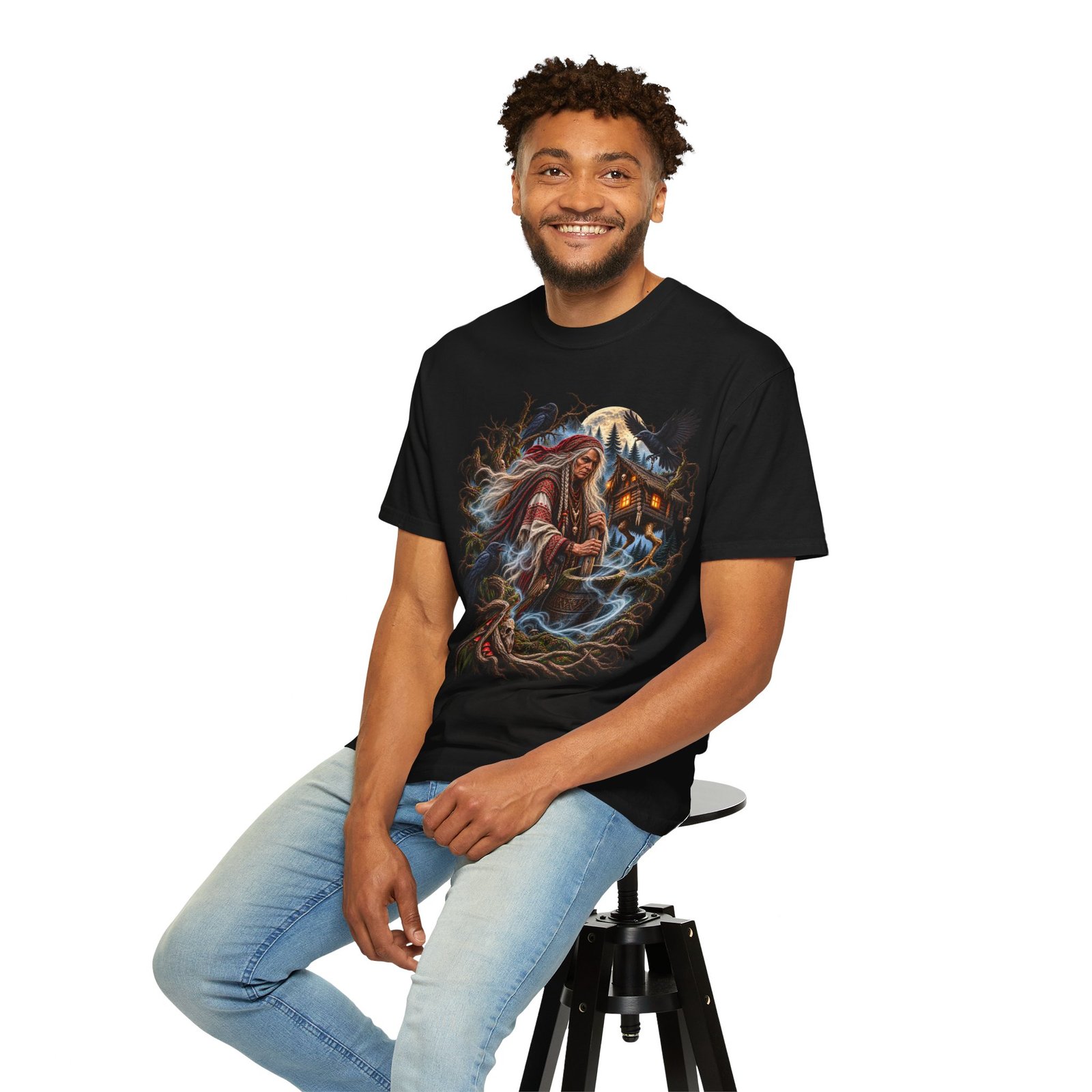 Baba Yaga Shirt – Slavic Folklore Witch - Image 5
